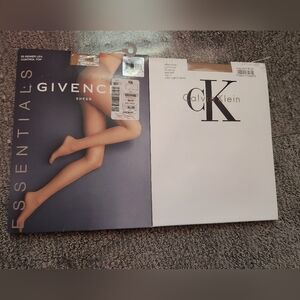 2 Sheer Control Tops Calvin Klein & Givenchy Size C & 4